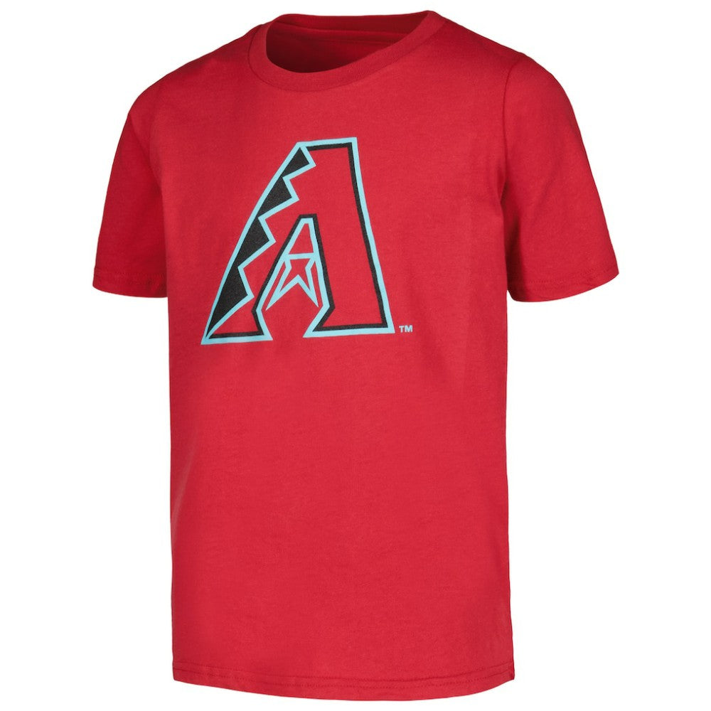 Red Arizona Diamondbacks Youth Primary Logo T-Shirt