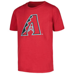 Red Arizona Diamondbacks Youth Primary Logo T-Shirt
