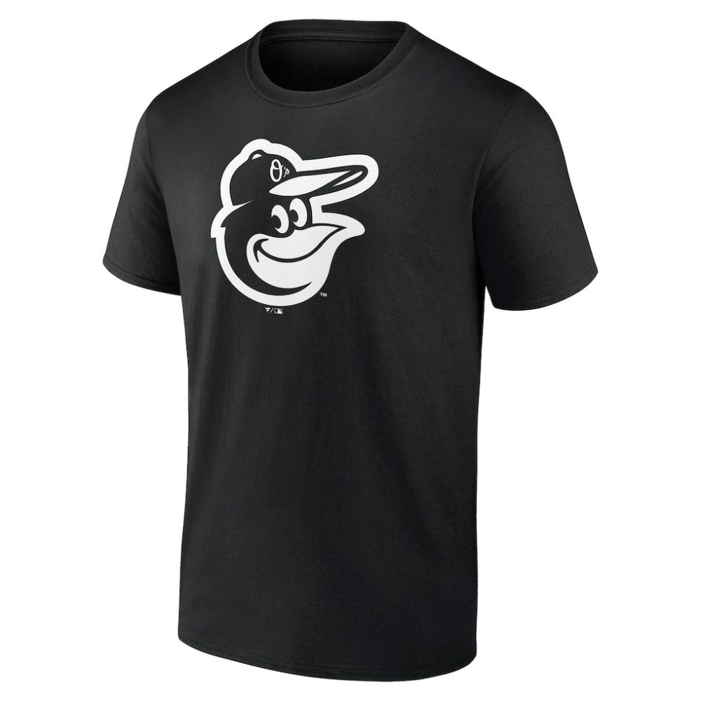Black Baltimore Orioles Monochrome Personalized Name & Number T-Shirt