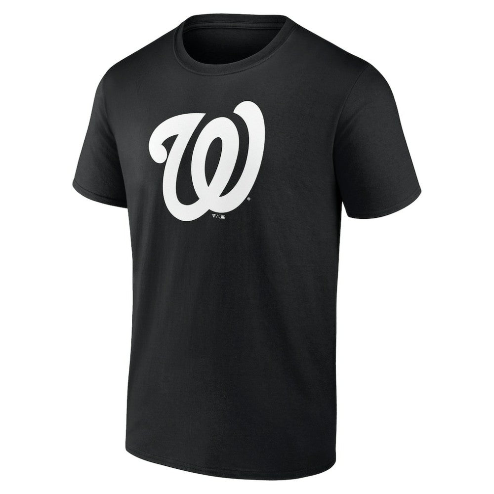 Black Washington Nationals Monochrome Personalized Name & Number T-Shirt