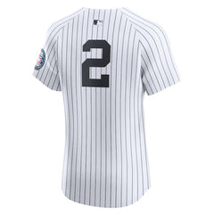 White Derek Jeter New York Yankees Nike Home 2020 Hall of Fame Induction Patch Elite Player Jersey
