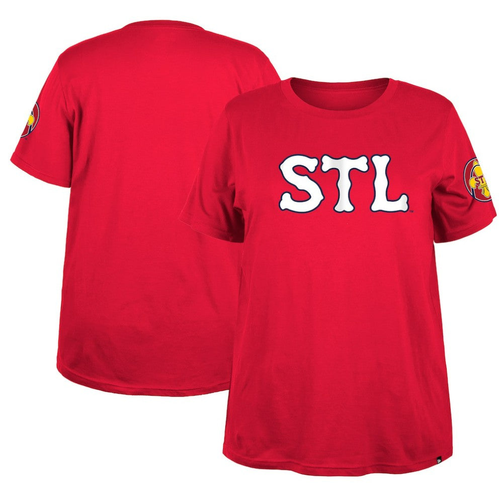 Red St. Louis Cardinals New Era Women's 2024 City Connect Plus Size T-Shirt