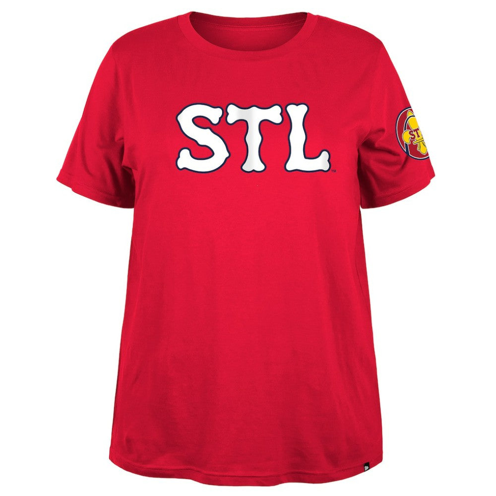 Red St. Louis Cardinals New Era Women's 2024 City Connect Plus Size T-Shirt
