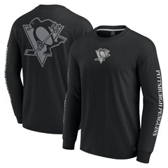 NHL Pittsburgh Penguins Fanatics Elements Strive Long Sleeve T-Shirt