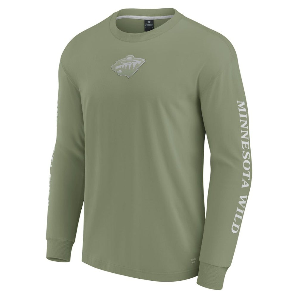 NHL Minnesota Wild Fanatics Elements Strive Long Sleeve T-Shirt