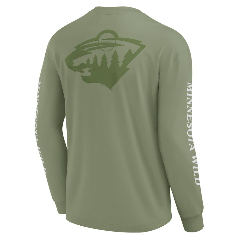 NHL Minnesota Wild Fanatics Elements Strive Long Sleeve T-Shirt