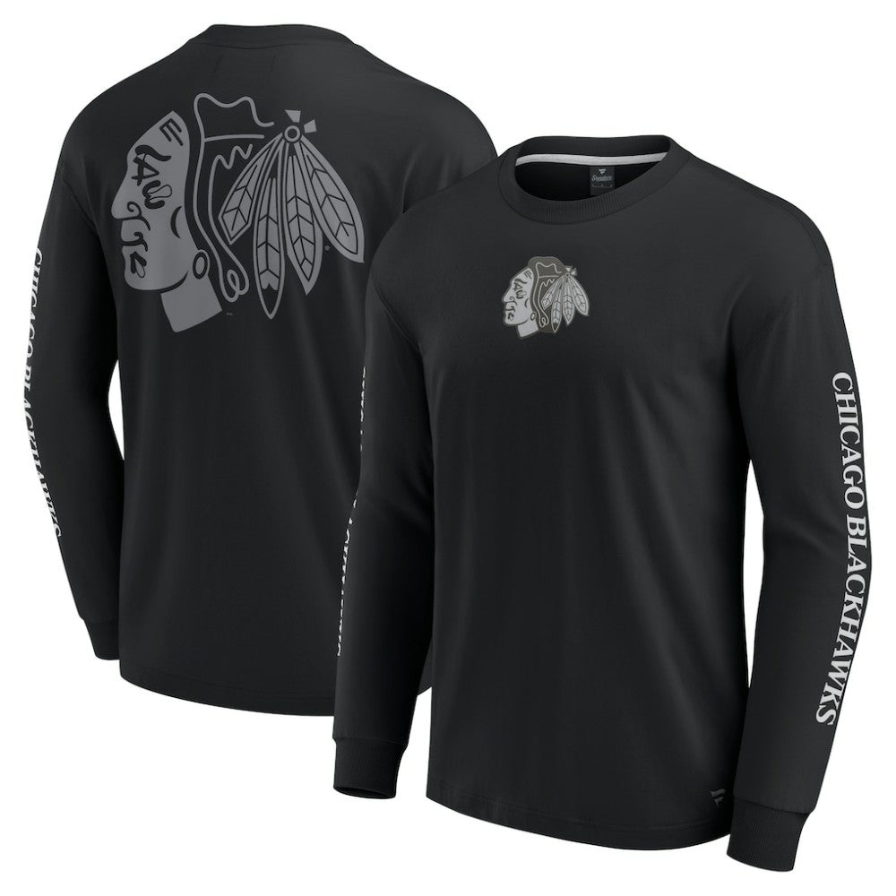 NHL Chicago Blackhawks Fanatics Elements Strive Long Sleeve T-Shirt