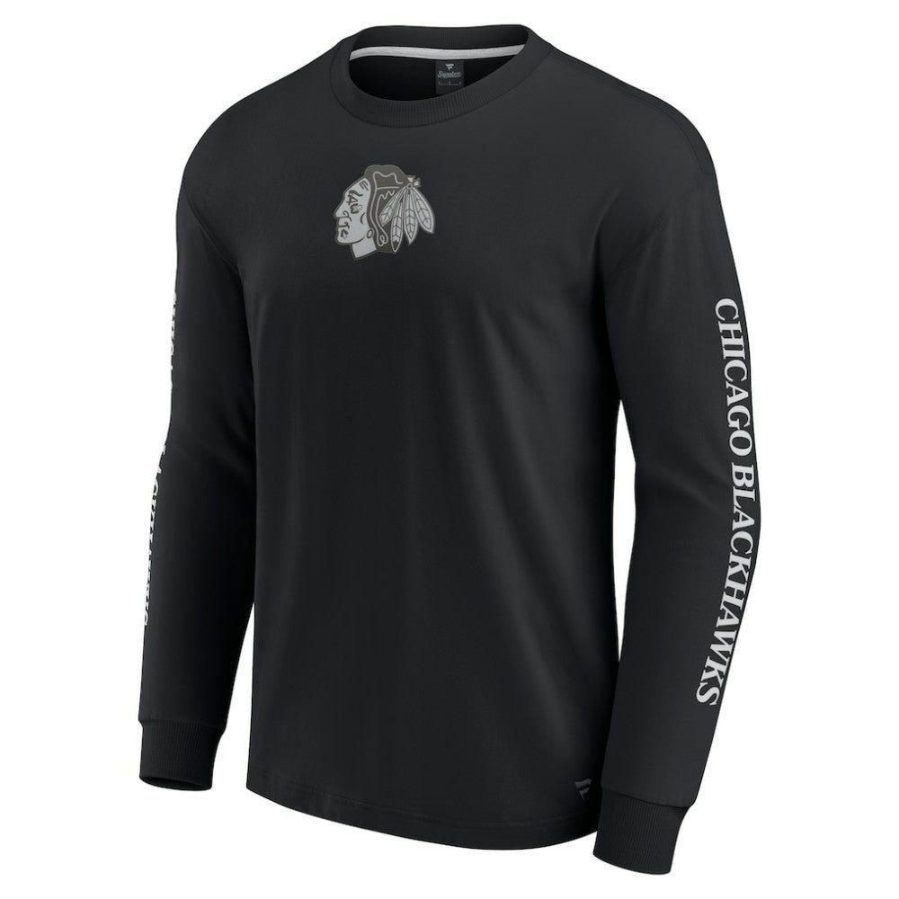 NHL Chicago Blackhawks Fanatics Elements Strive Long Sleeve T-Shirt