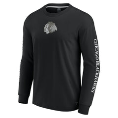 NHL Chicago Blackhawks Fanatics Elements Strive Long Sleeve T-Shirt