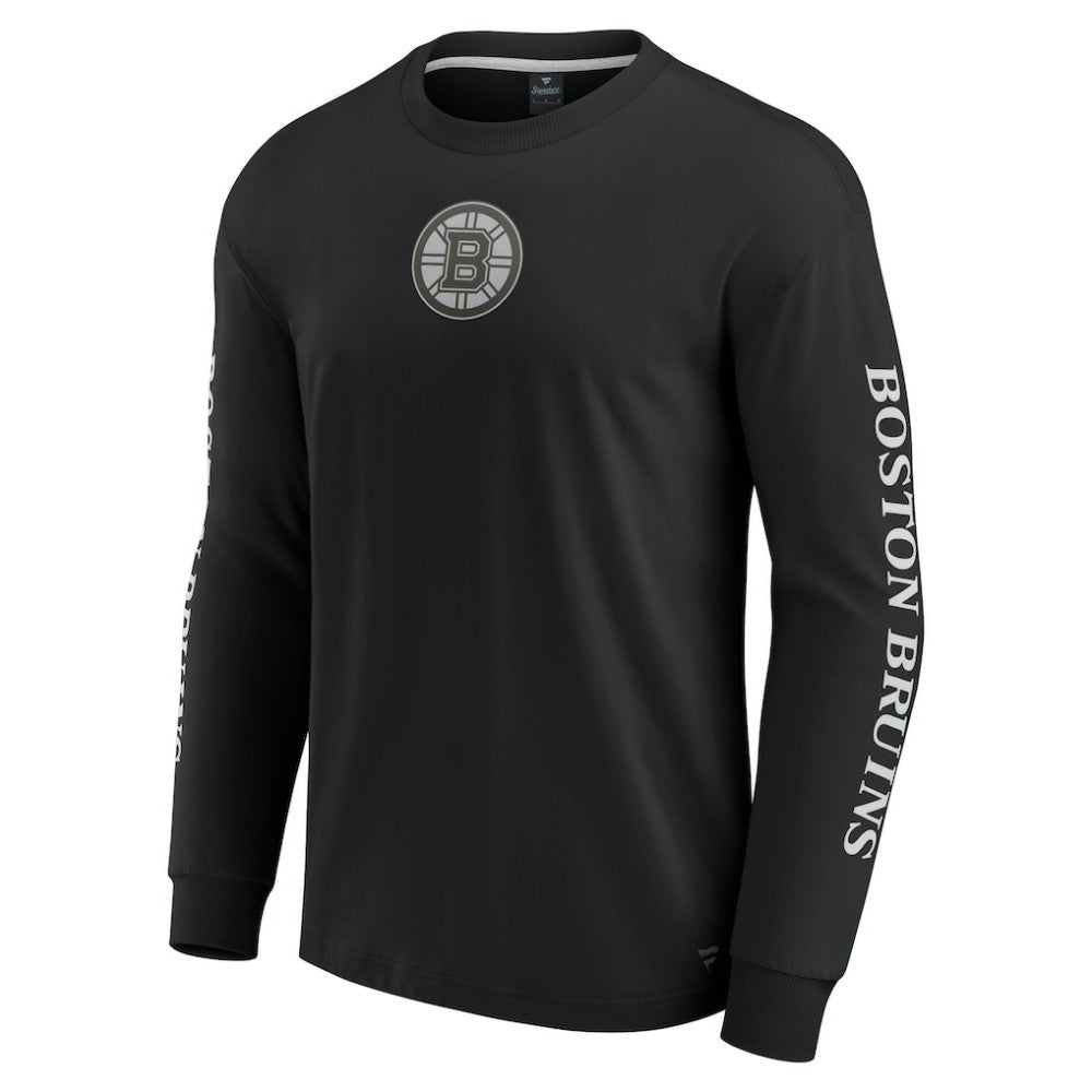 NHL Boston Bruins Fanatics Elements Strive Long Sleeve T-Shirt