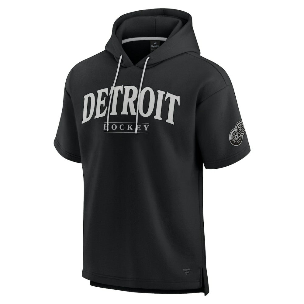 NHL Detroit Red Wings Fanatics Elements Ready Short Sleeve Pullover Hoodie