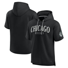 NHL Chicago Blackhawks Fanatics Elements Ready Short Sleeve Pullover Hoodie