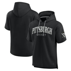 NHL Pittsburgh Penguins Fanatics Elements Ready Short Sleeve Pullover Hoodie