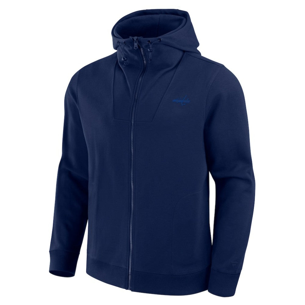 NHL Washington Capitals Fanatics Elements Tonal Primary Tri-Blend Full-Zip Hoodie