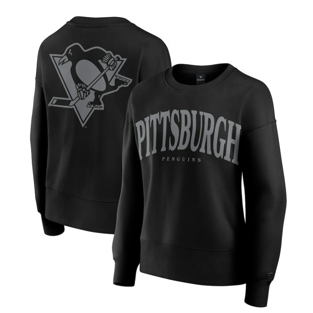 NHL Pittsburgh Penguins Fanatics Women's Elements Flow Pullover Sweatshirt