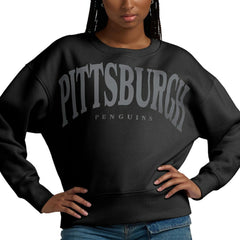 NHL Pittsburgh Penguins Fanatics Women's Elements Flow Pullover Sweatshirt