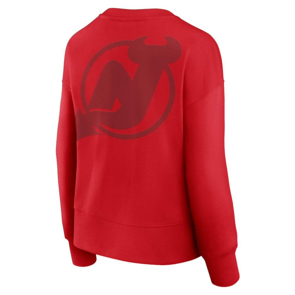 NHL New Jersey Devils Fanatics Women's Elements Flow Pullover Sweatshirt
