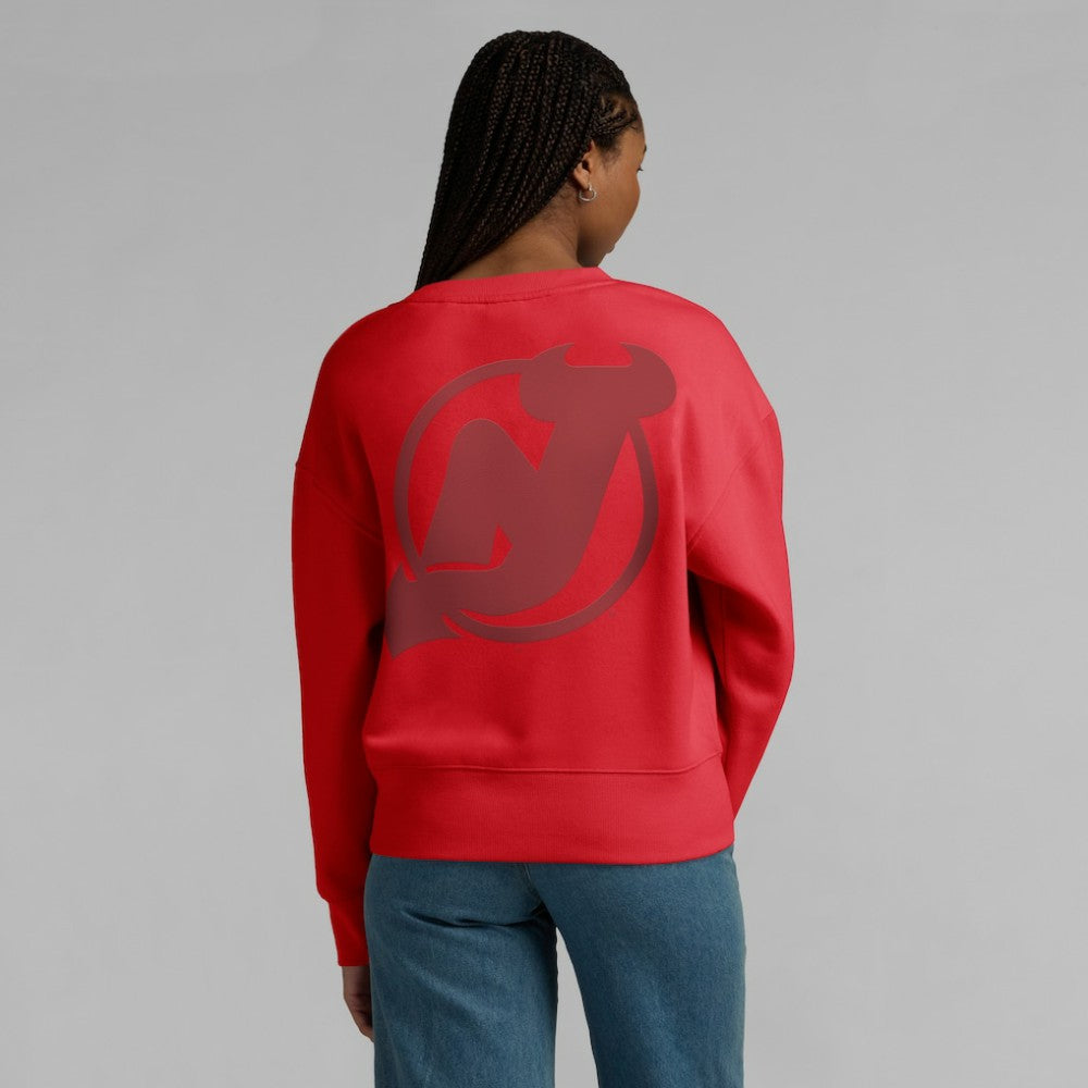 NHL New Jersey Devils Fanatics Women's Elements Flow Pullover Sweatshirt