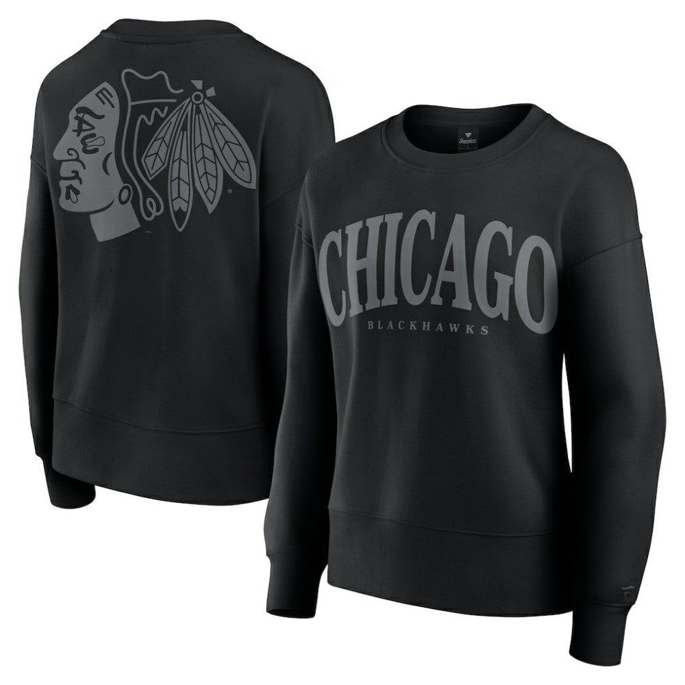 NHL Chicago Blackhawks Fanatics Women's Elements Flow Pullover Sweatshirt