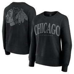 NHL Chicago Blackhawks Fanatics Women's Elements Flow Pullover Sweatshirt