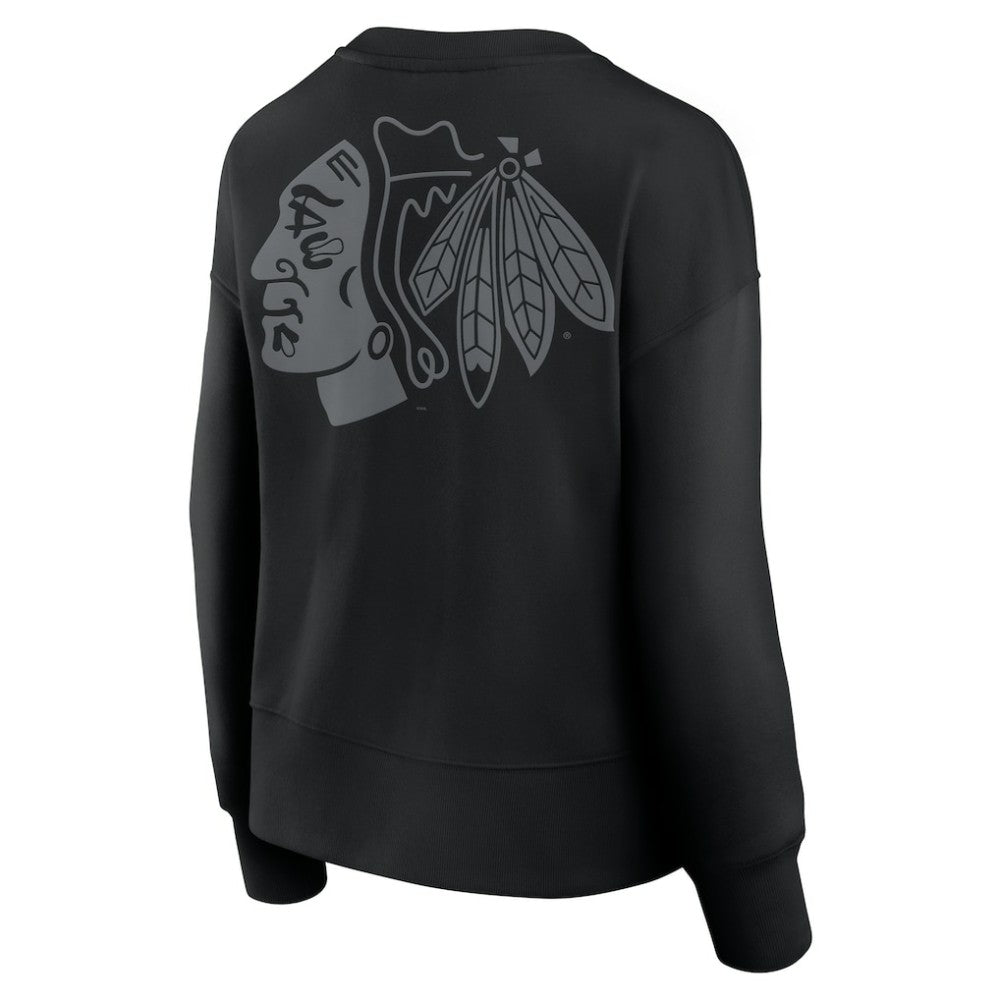 NHL Chicago Blackhawks Fanatics Women's Elements Flow Pullover Sweatshirt