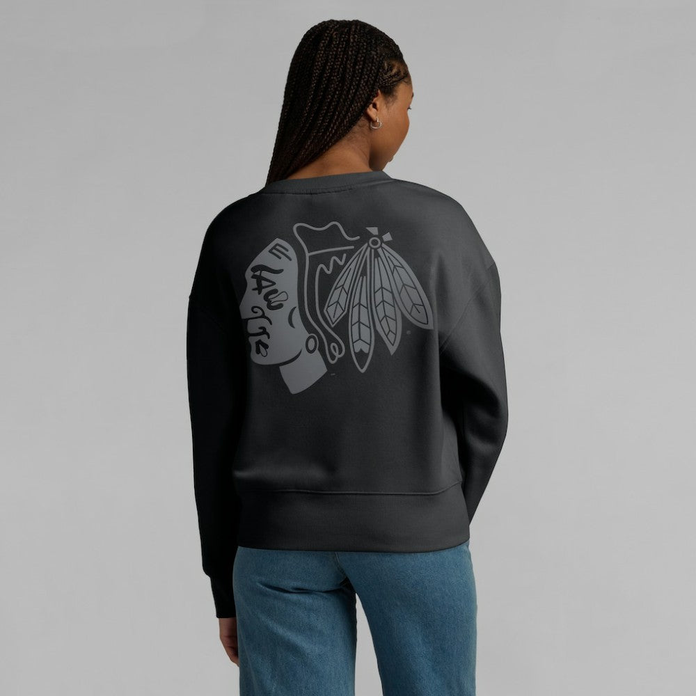 NHL Chicago Blackhawks Fanatics Women's Elements Flow Pullover Sweatshirt