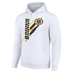 NHL Boston Bruins Starter Color Scratch Fleece Pullover Hoodie