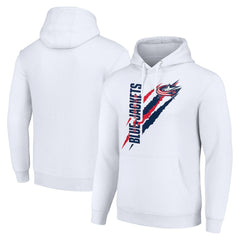 NHL Columbus Blue Jackets Starter Color Scratch Fleece Pullover Hoodie