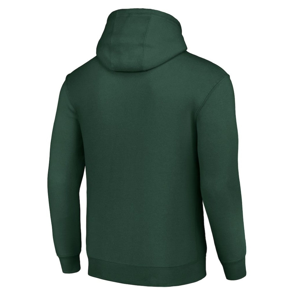 NHL Minnesota Wild Starter Color Scratch Fleece Pullover Hoodie