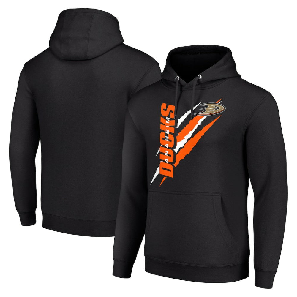 NHL Anaheim Ducks Starter Color Scratch Fleece Pullover Hoodie