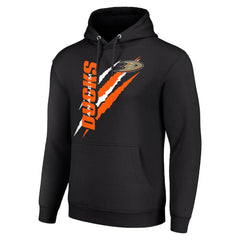 NHL Anaheim Ducks Starter Color Scratch Fleece Pullover Hoodie