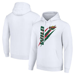 NHL Minnesota Wild Starter Color Scratch Fleece Pullover Hoodie