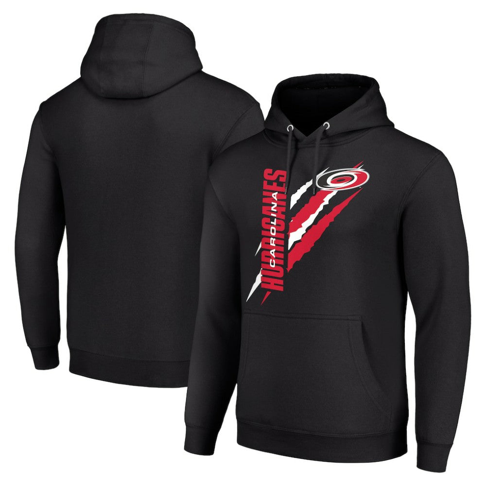 NHL Carolina Hurricanes Starter Color Scratch Fleece Pullover Hoodie