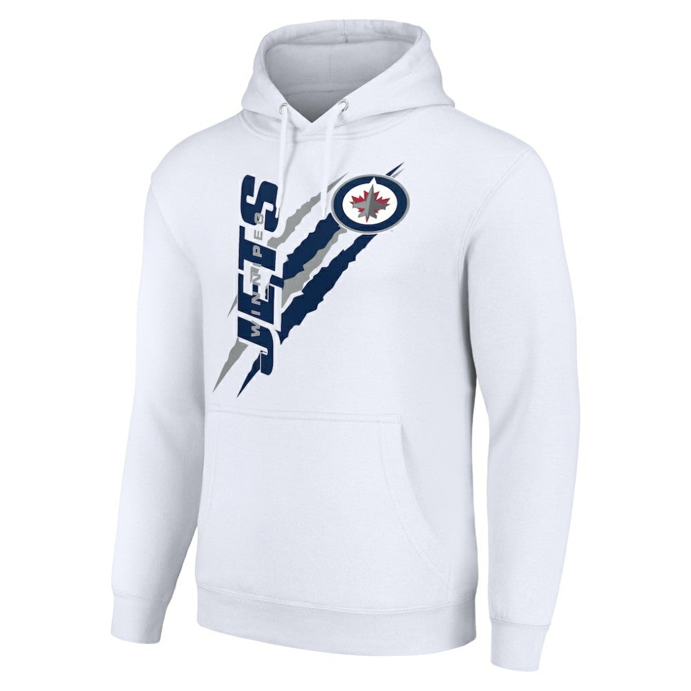 NHL Winnipeg Jets Starter Color Scratch Fleece Pullover Hoodie