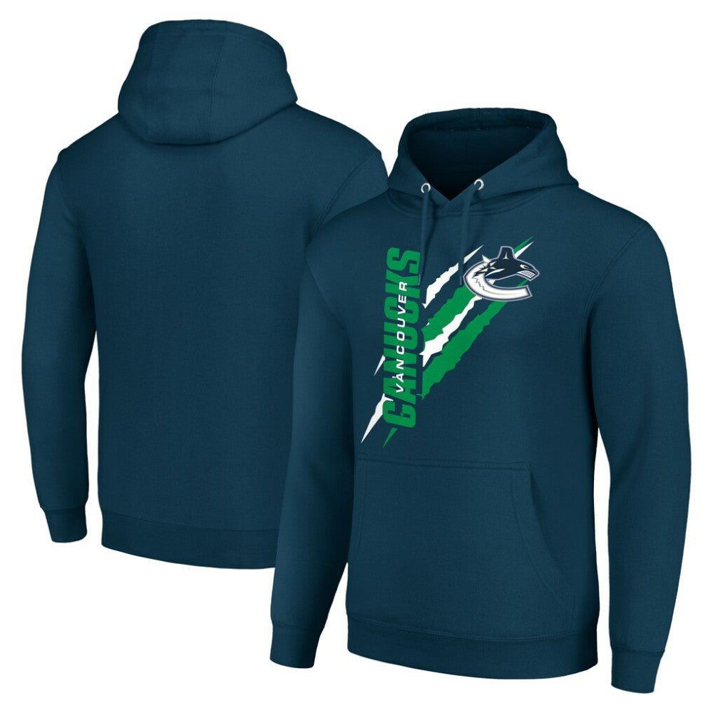NHL Vancouver Canucks Starter Color Scratch Fleece Pullover Hoodie
