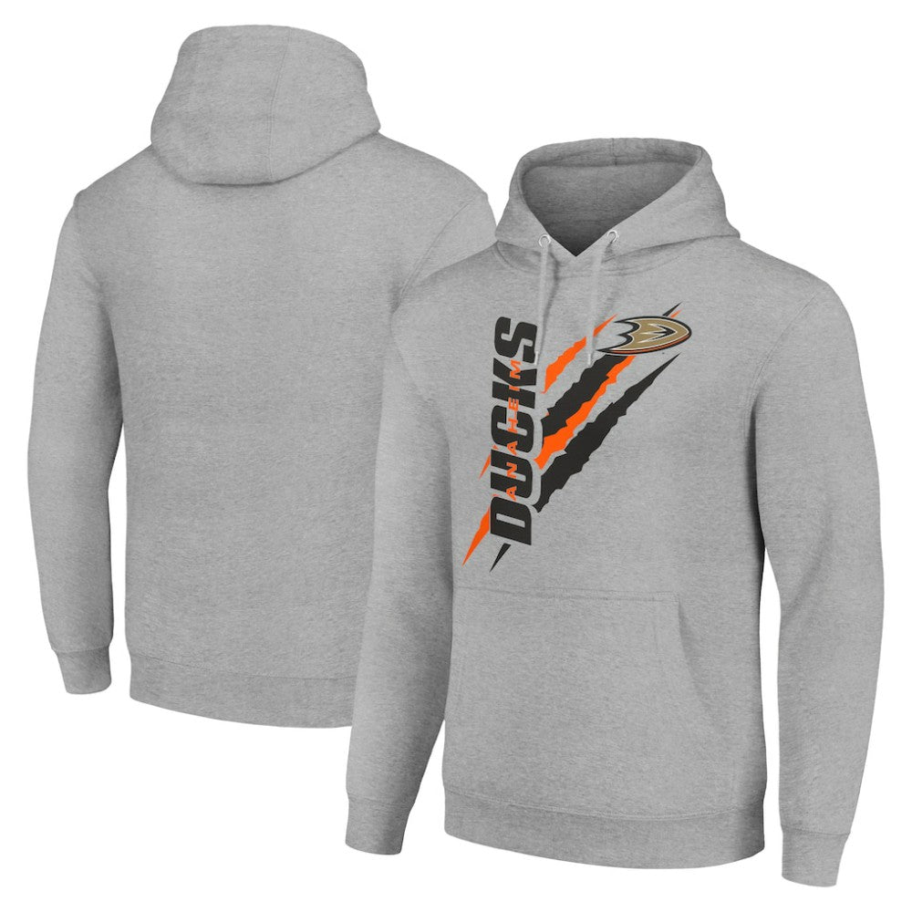 NHL Anaheim Ducks Starter Color Scratch Fleece Pullover Hoodie