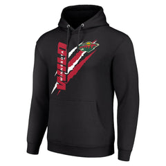 NHL Minnesota Wild Starter Color Scratch Fleece Pullover Hoodie