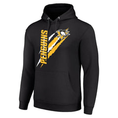 NHL Pittsburgh Penguins Starter Color Scratch Fleece Pullover Hoodie