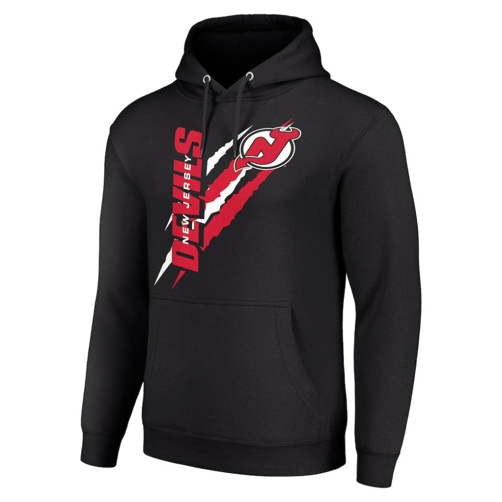 NHL New Jersey Devils Starter Color Scratch Fleece Pullover Hoodie
