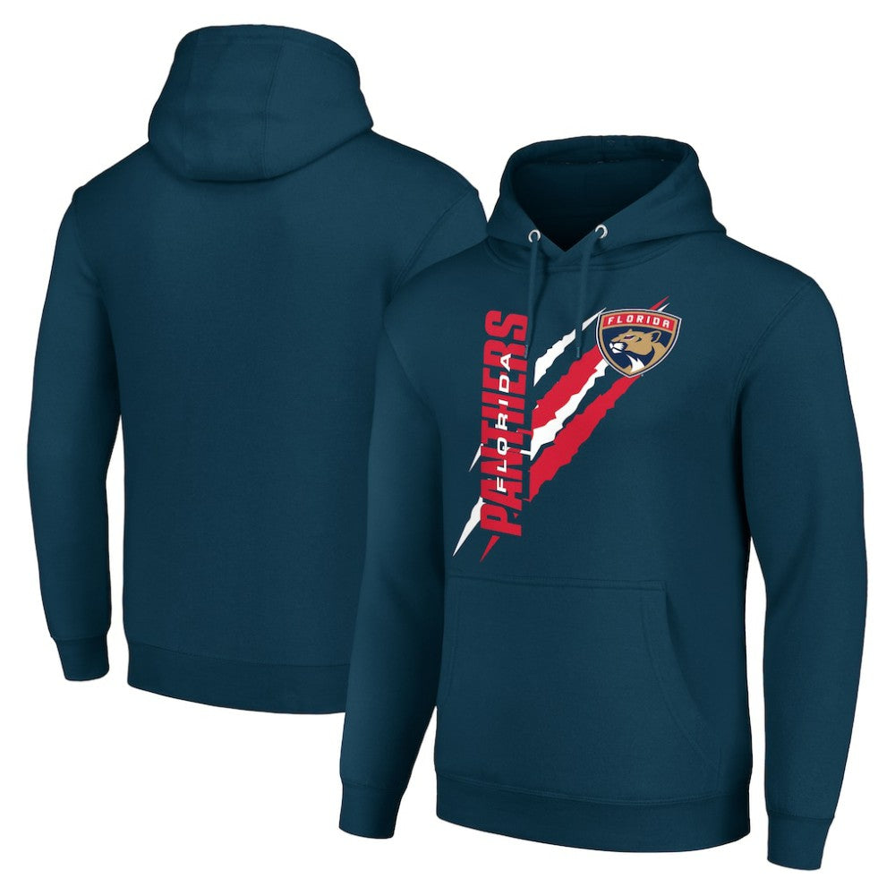 NHL Florida Panthers Starter Color Scratch Fleece Pullover Hoodie