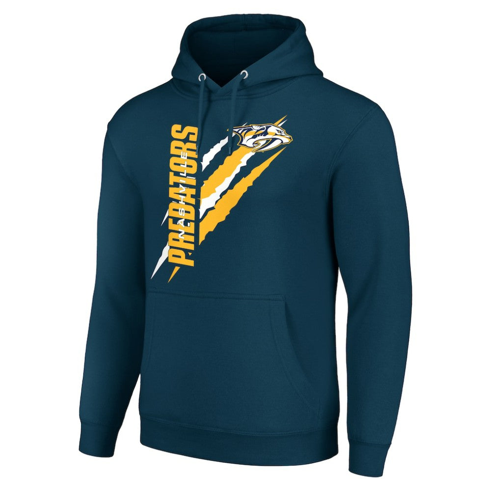NHL Nashville Predators Starter Color Scratch Fleece Pullover Hoodie