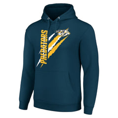 NHL Nashville Predators Starter Color Scratch Fleece Pullover Hoodie