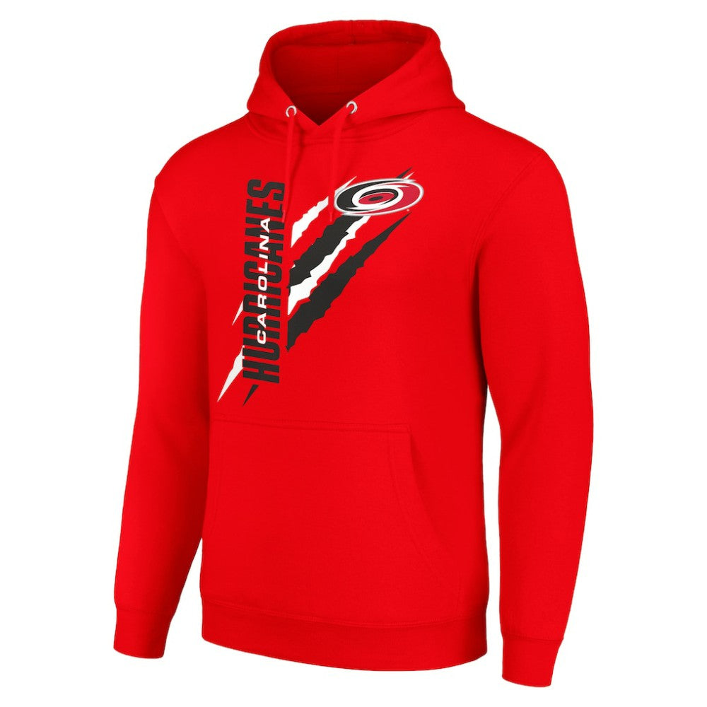 NHL Carolina Hurricanes Starter Color Scratch Fleece Pullover Hoodie