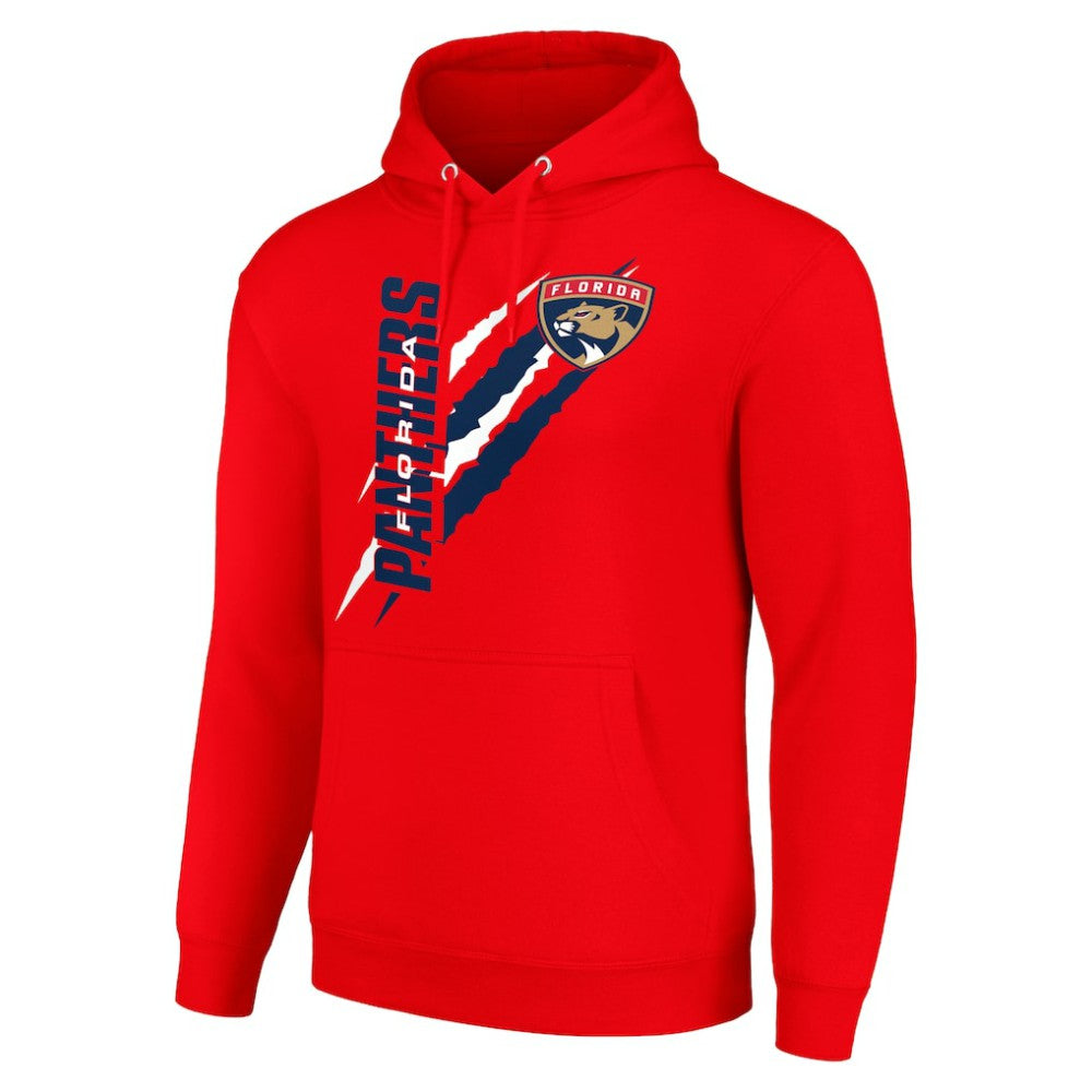 NHL Florida Panthers Starter Color Scratch Fleece Pullover Hoodie