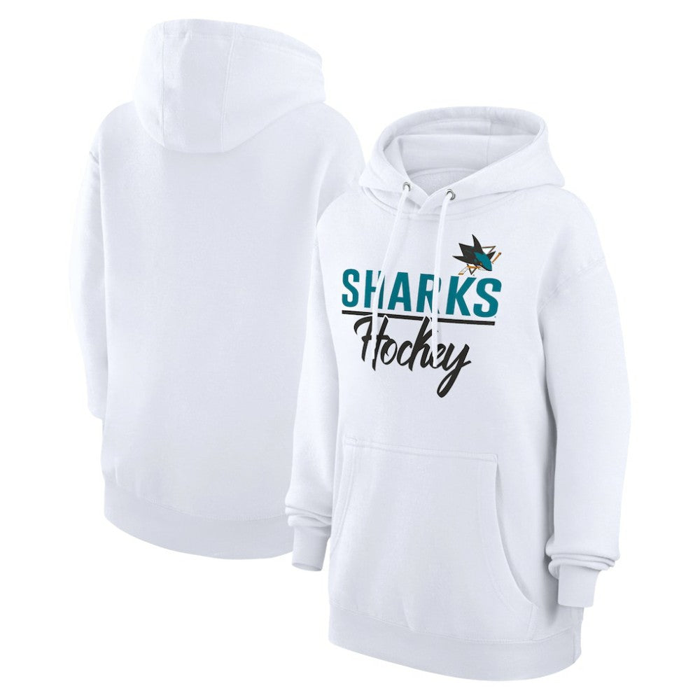 NHL San Jose Sharks G-III 4Her by Carl Banks Women's Team Fleece Pullover Hoodie