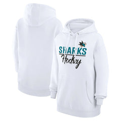 NHL San Jose Sharks G-III 4Her by Carl Banks Women's Team Fleece Pullover Hoodie