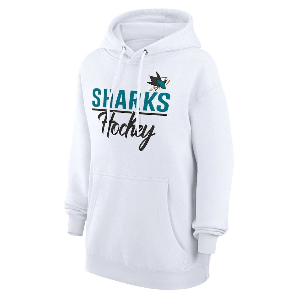 NHL San Jose Sharks G-III 4Her by Carl Banks Women's Team Fleece Pullover Hoodie