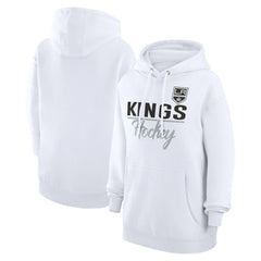NHL Los Angeles Kings G-III 4Her by Carl Banks Women's Team Fleece Pullover Hoodie
