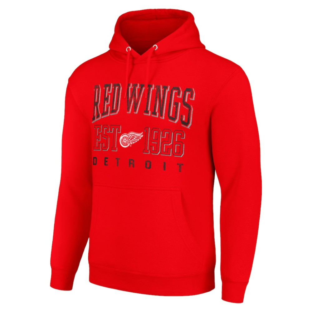NHL Detroit Red Wings Starter Retro Graphic Pullover Hoodie