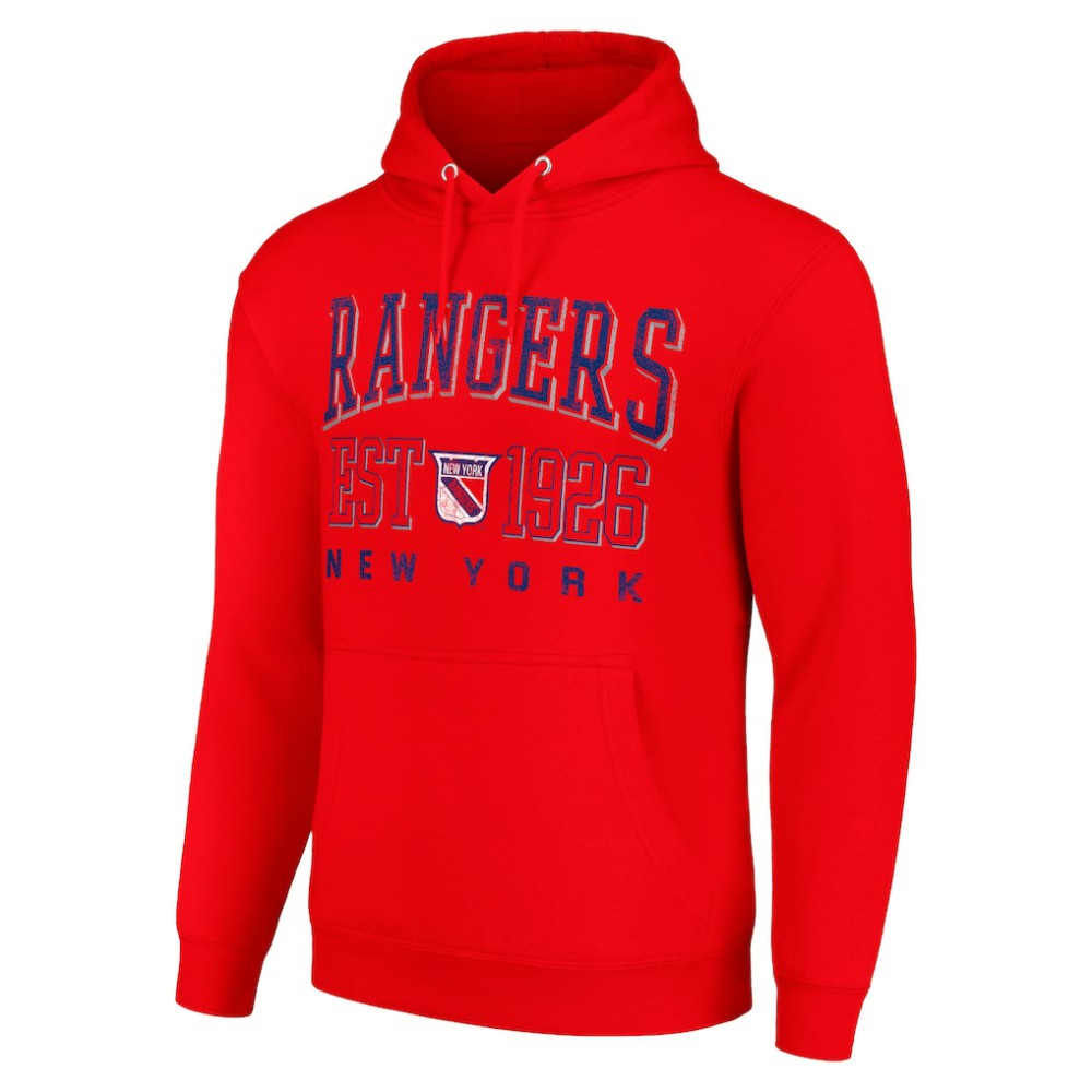 NHL New York Rangers Starter Retro Graphic Pullover Hoodie